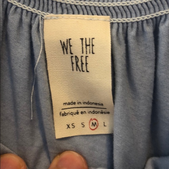 Free people light blue top - Picture 3 of 5